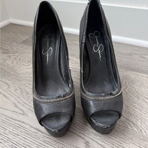 Jessica Simpson JS Ellep Black Heel Women’s 7.5